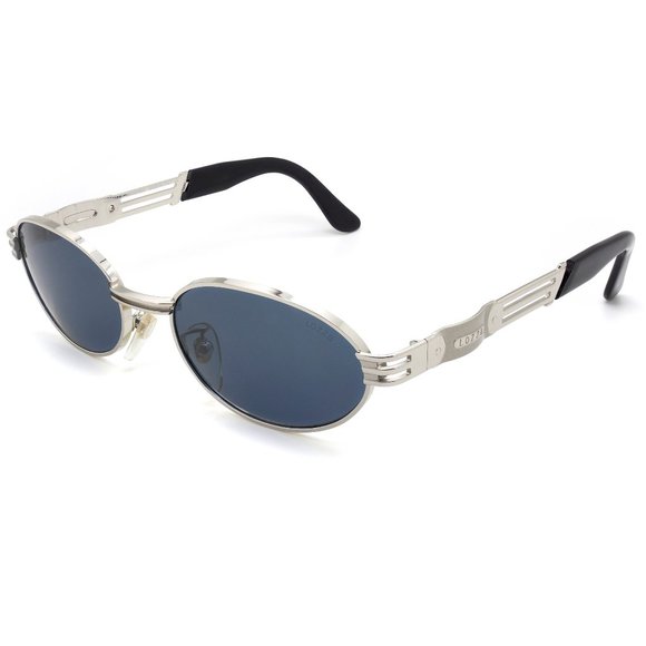 Oval vintage sunglasses by Lozza, Italy Lozza Vintage Sunglasses, Made in Italy. Oval Steampunk  main image 3